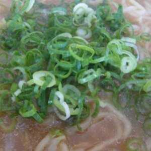 ネギたっぷり醤油ラーメン